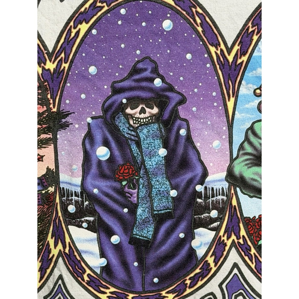 VTG 2001 GRATEFUL DEAD T-SHIRT LIQUID BLUE SEASONS OF THE DEAD TIE DYE 2XL 276 - Picture 8 of 11